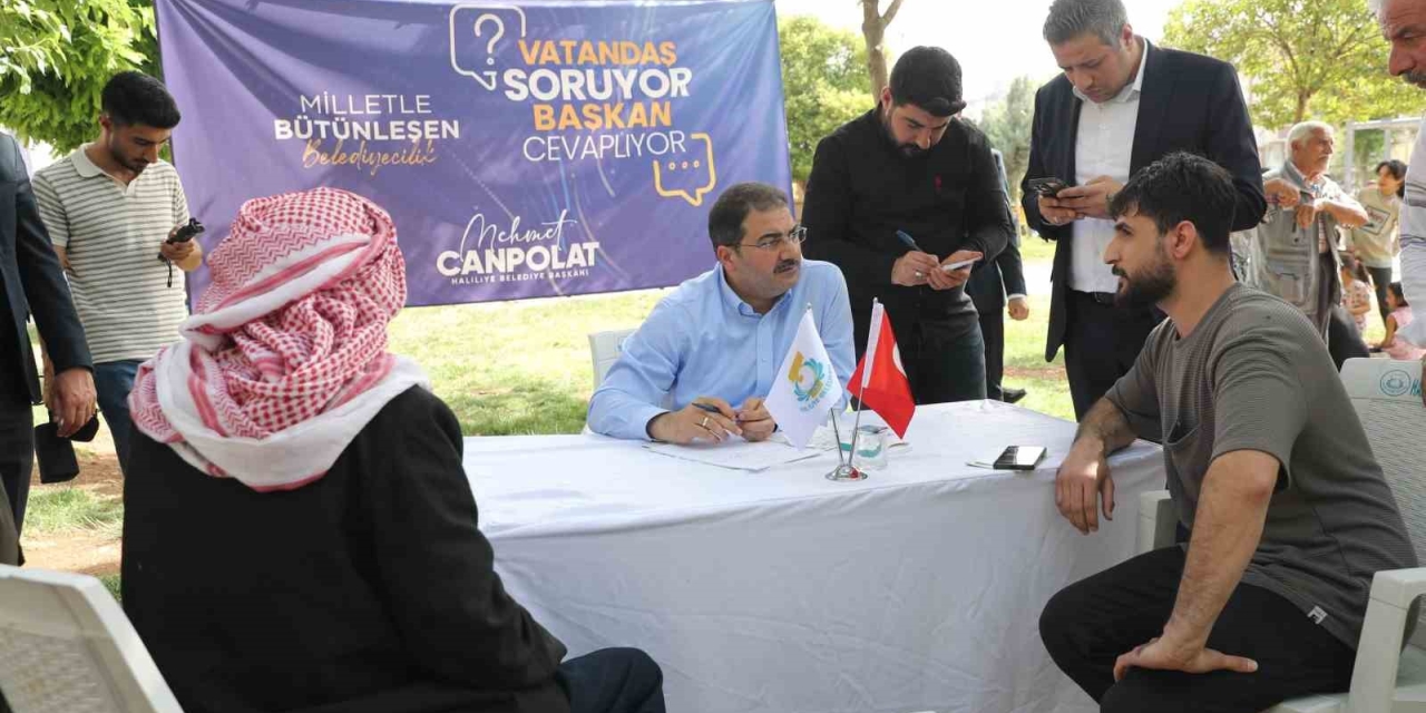 Başkan Canpolat Vatandaşın Sorularını Cevapladı