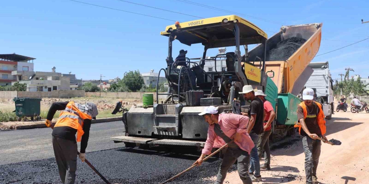 Halfeti’de Ulaşımı Rahatlatacak Asfalt Hamlesi