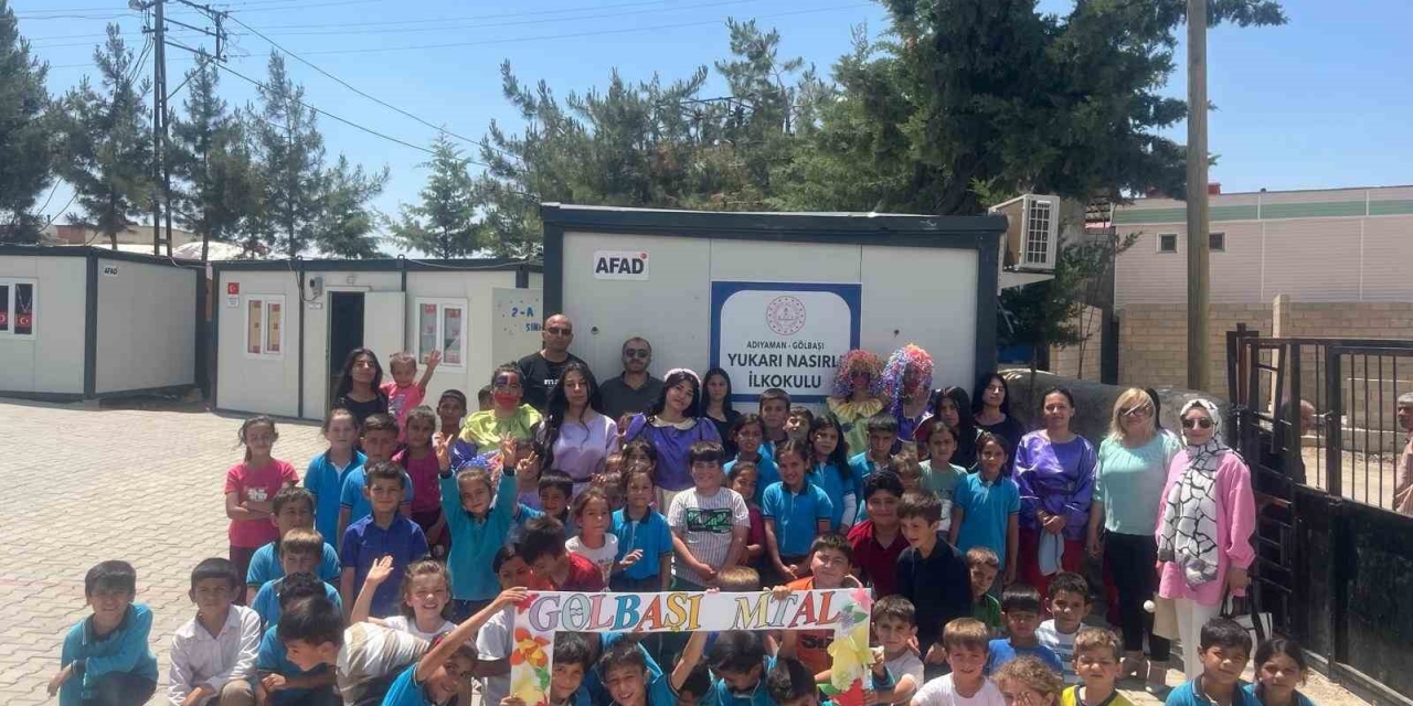 Gölbaşı Mtal Öğrencilerinden Deprem Bölgesindeki Çocuklara Moral Etkinlikleri