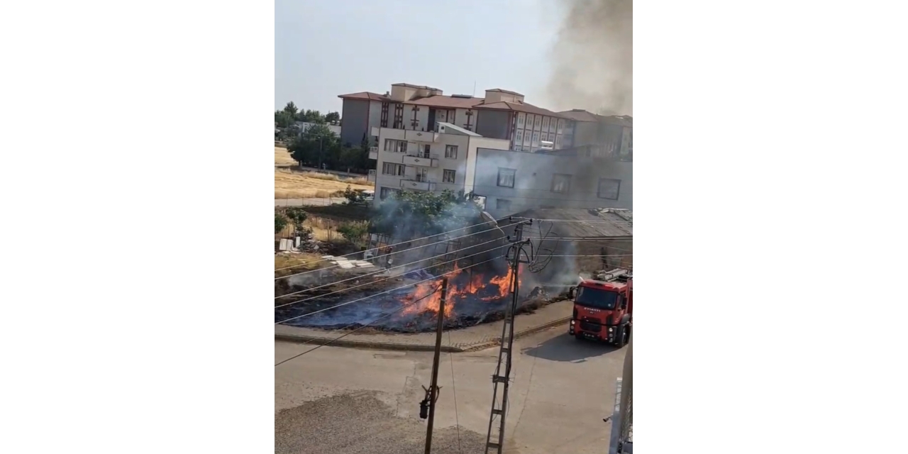 Bahçede Yakılan Ateş Anız Yangınına Neden Oldu