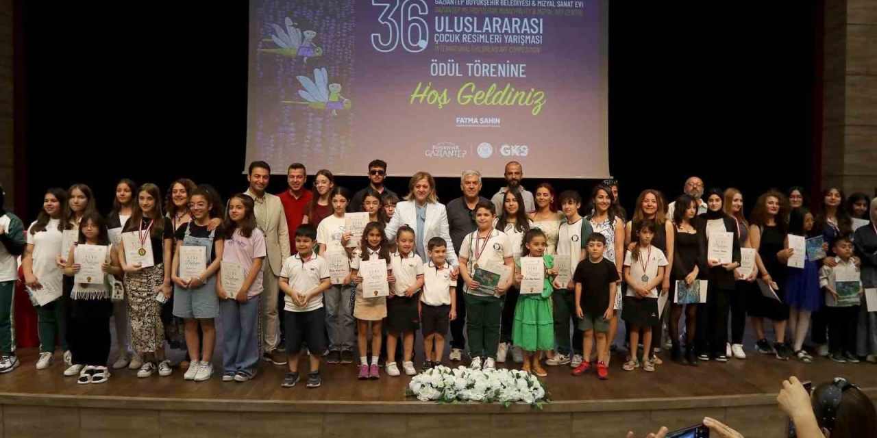 36. Uluslararası Çocuk Resimleri Yarışmasının Ödülleri Sahiplerini Buldu