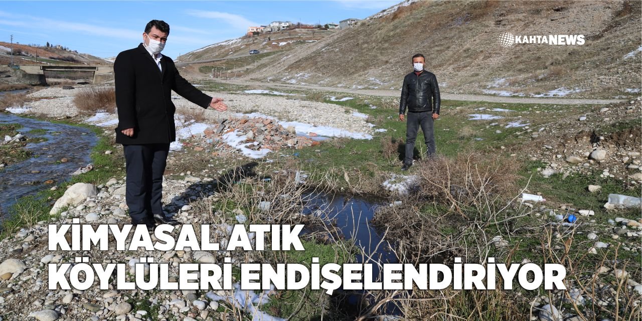 Kimyasal Atık Köylüleri Endişelendiriyor