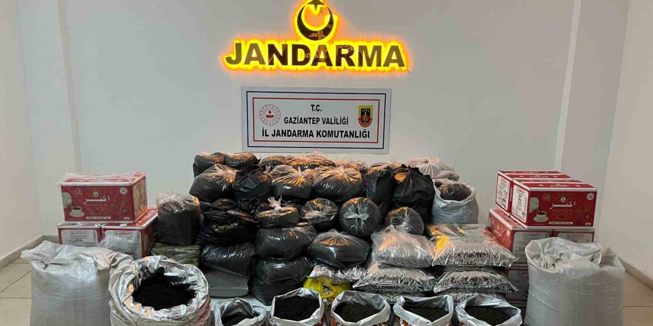 Gaziantep’te 300 Kilo Kaçak Çay Ele Geçirildi
