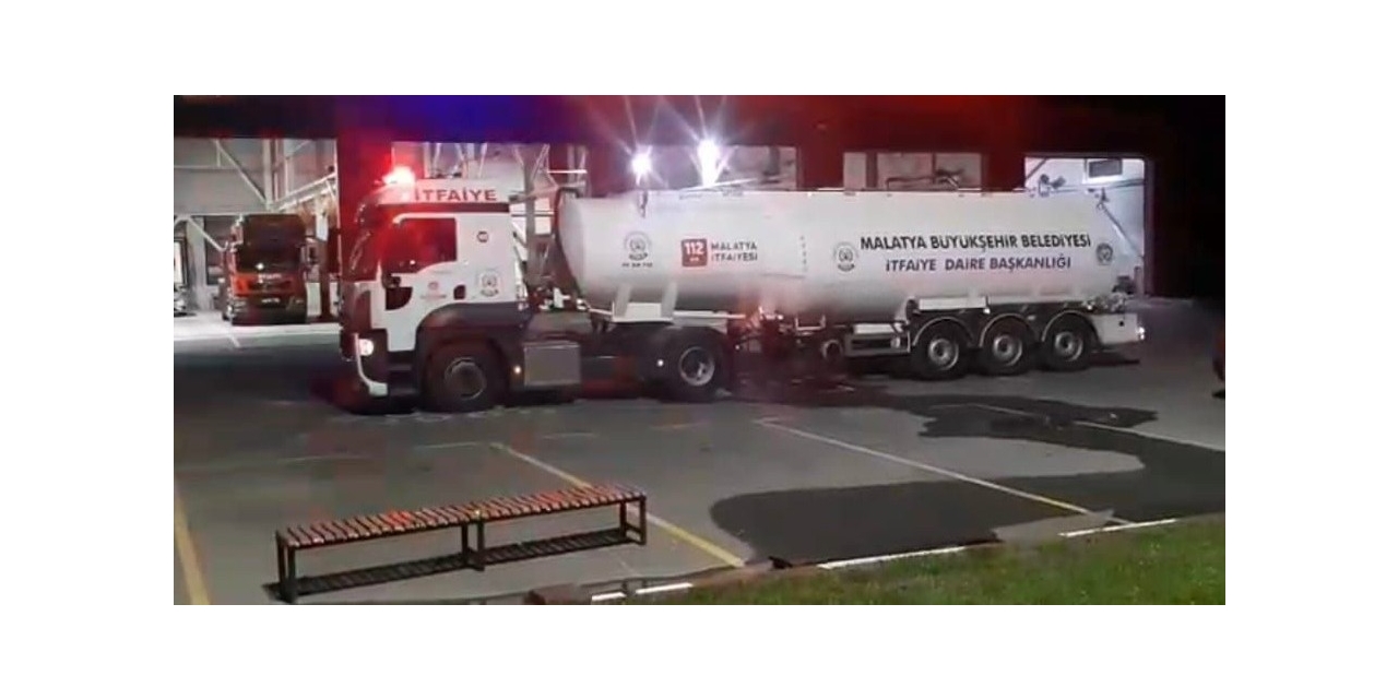 Malatya’dan Kahramanmaraş’taki Orman Yangınına Destek