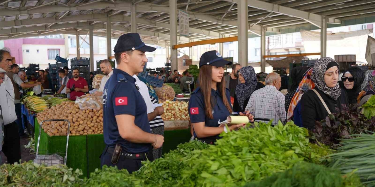 Şehitkamil’de Zabıta Ekiplerinden Pazar Yerlerinde Sıkı Denetim