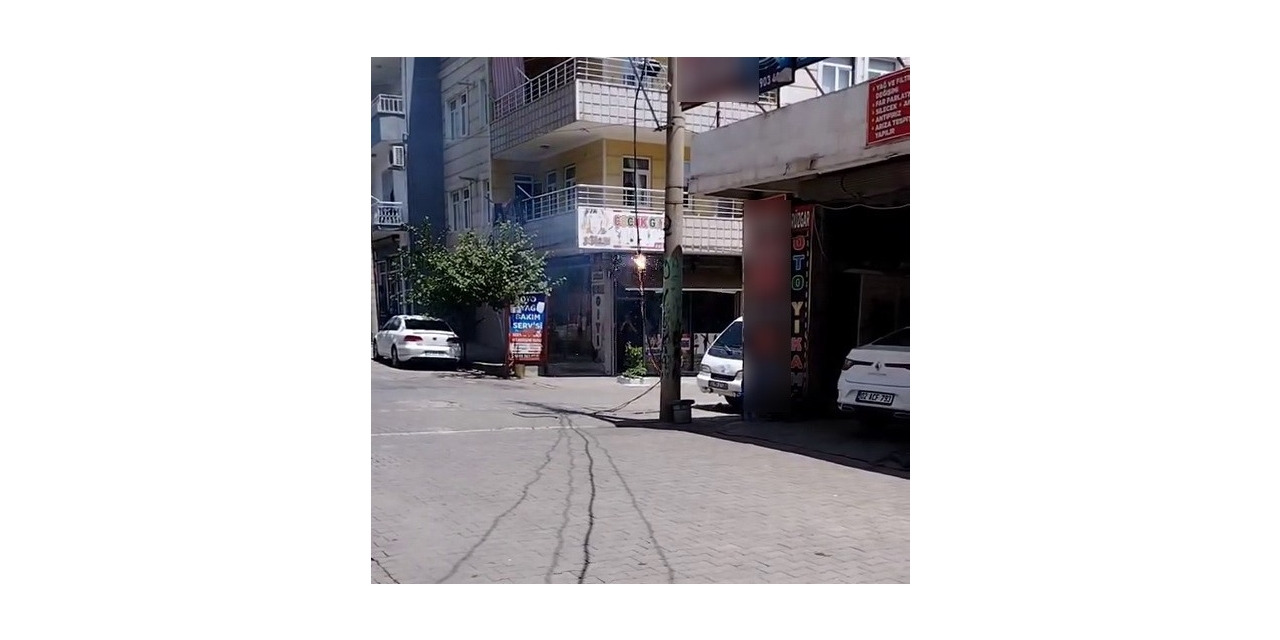 Kopan Elektrik Hattı Alev Alev Yandı