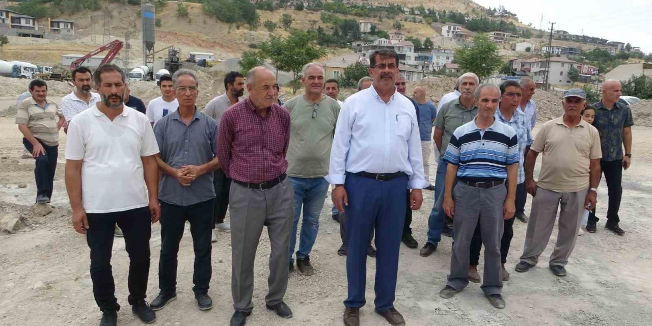 Malatya’da Beton Santrali Tepkisi