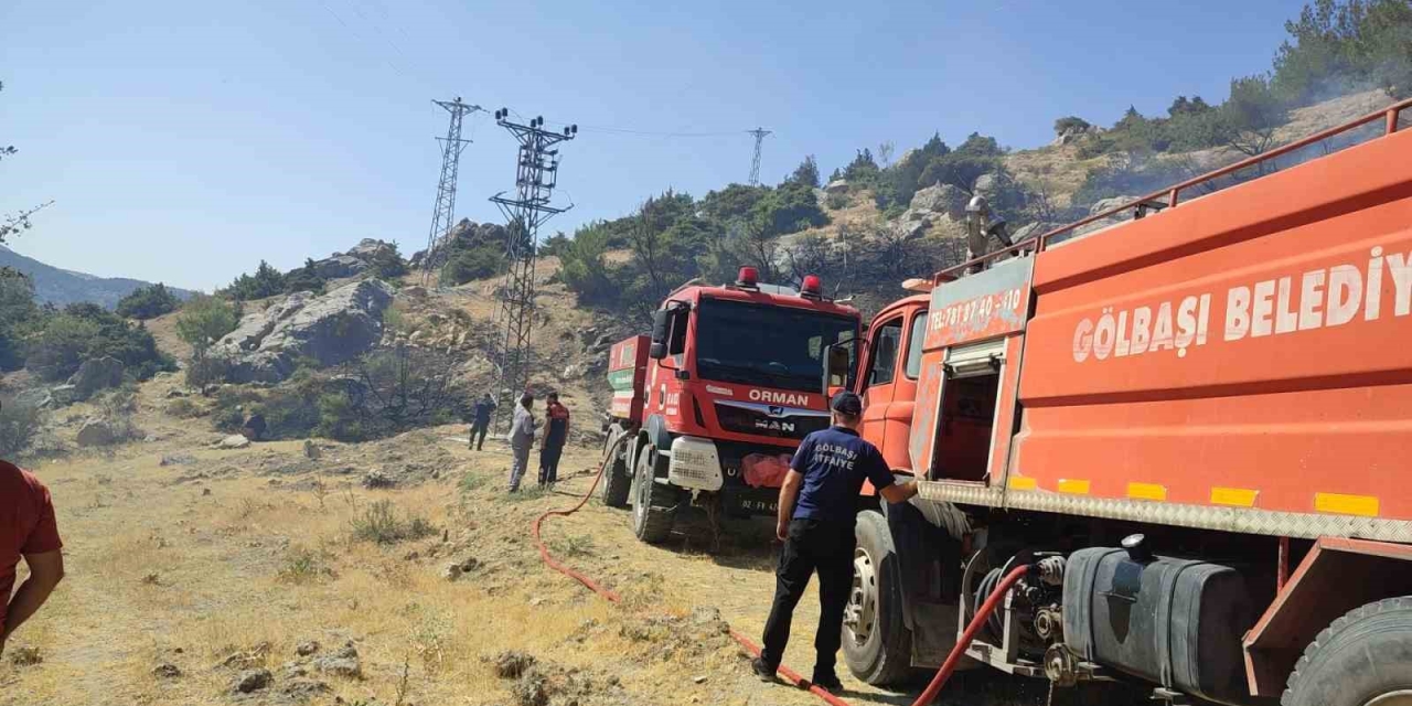 Gölbaşı’nda Orman Yangını