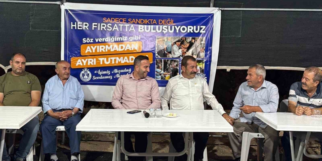 Başkan Ulutaş, Kültür Mahallesi’nde Vatandaşlarla Buluştu