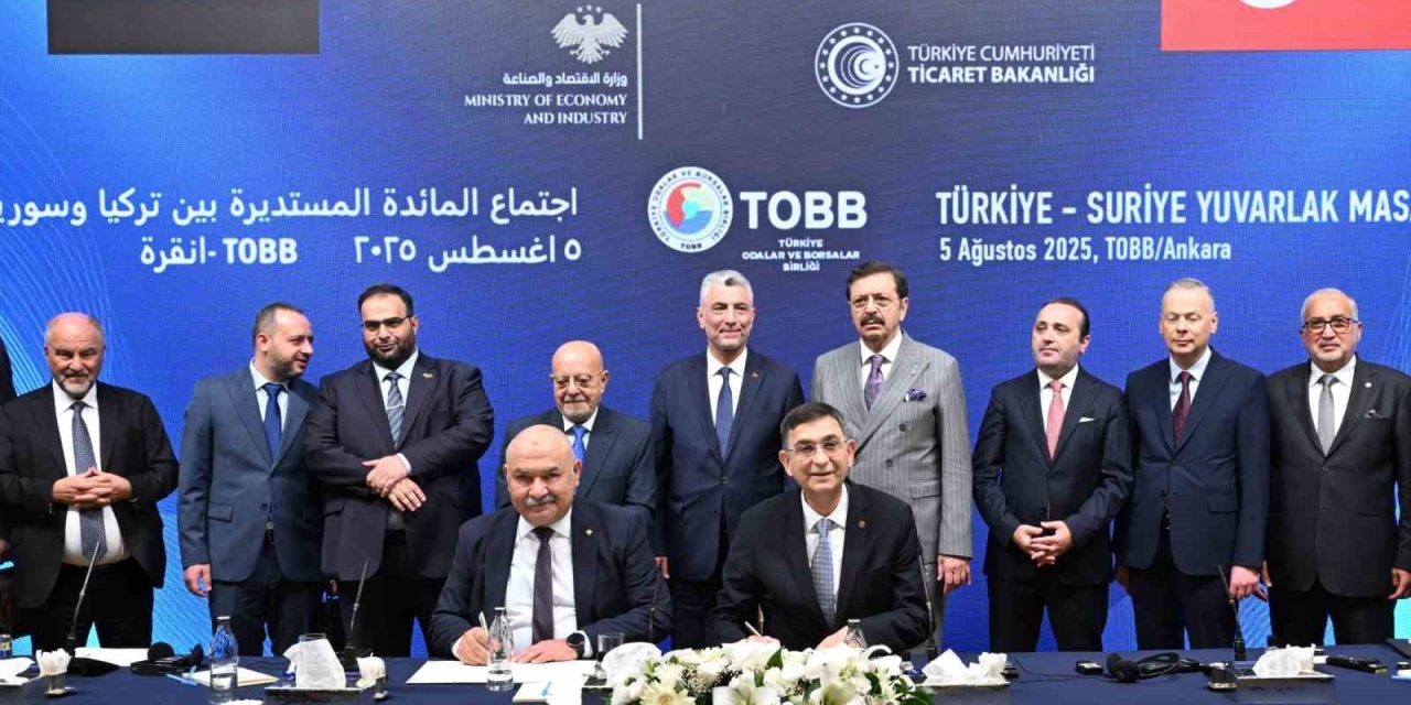 Gaziantep Sanayi Odası İle Halep Sanayi Odası Arasında İş Birliği Protokolü İmzalandı