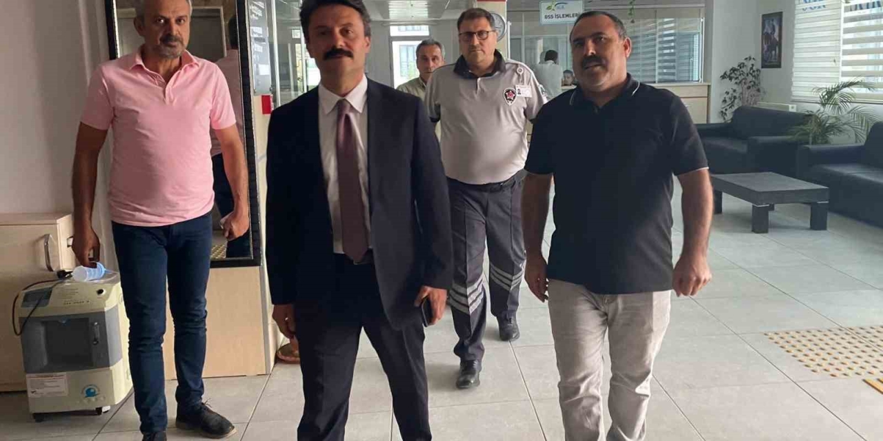 Kaymakam Ahmet Oğuz Aslan, Sgk’da İncelemeler Yaptı