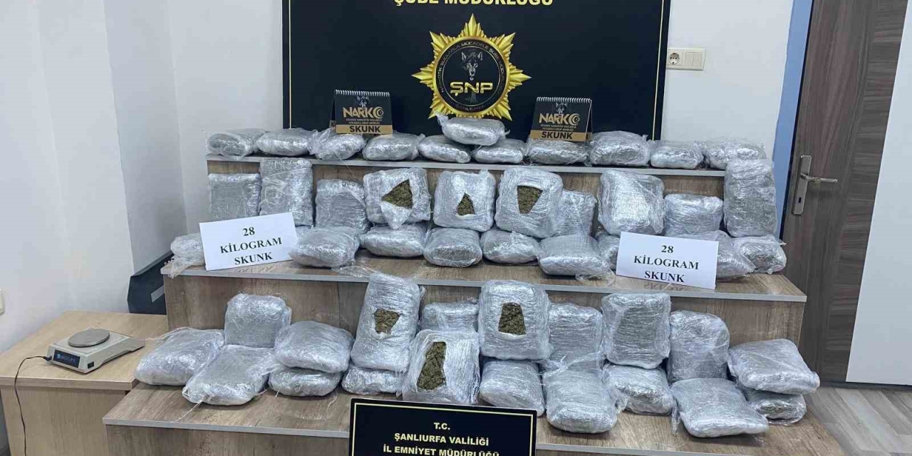 Siverek’te 28 Kilo Skunk Ele Geçirildi: 2 Tutuklama