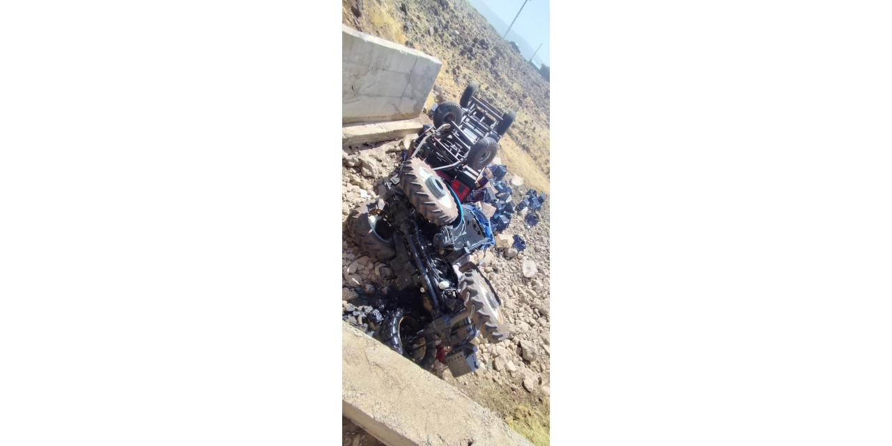 Siverek’te Traktör Köprüden Uçtu: 1 Yaralı