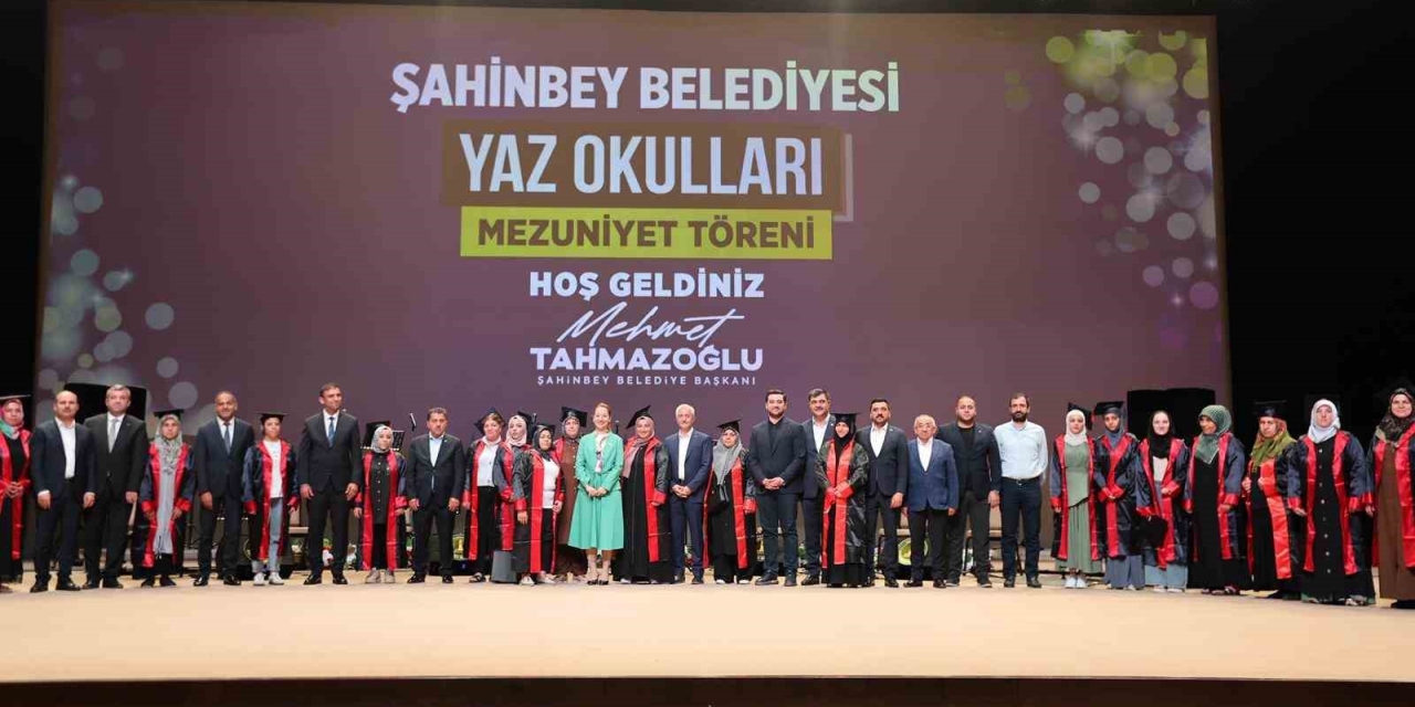 Şahinbey Belediyesi Yaz Okulu Mezuniyet Töreni Düzenlendi