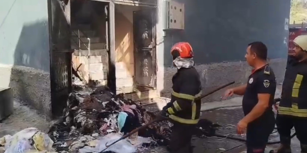 Paniğe Neden Olan Ev Yangını Kısa Sürede Söndürüldü