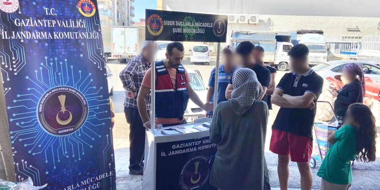 Jandarmadan Vatandaşlara Siber Güvenlik Bilgilendirmesi
