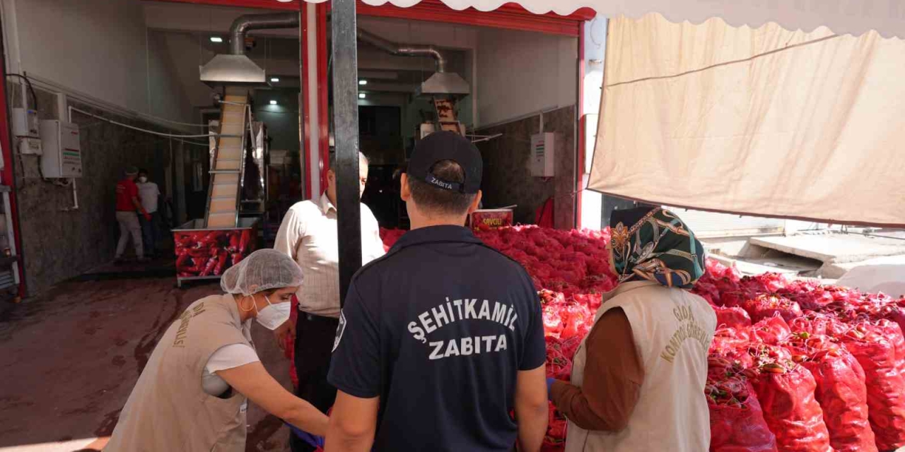 Şehitkamil’den Salça Denetimi