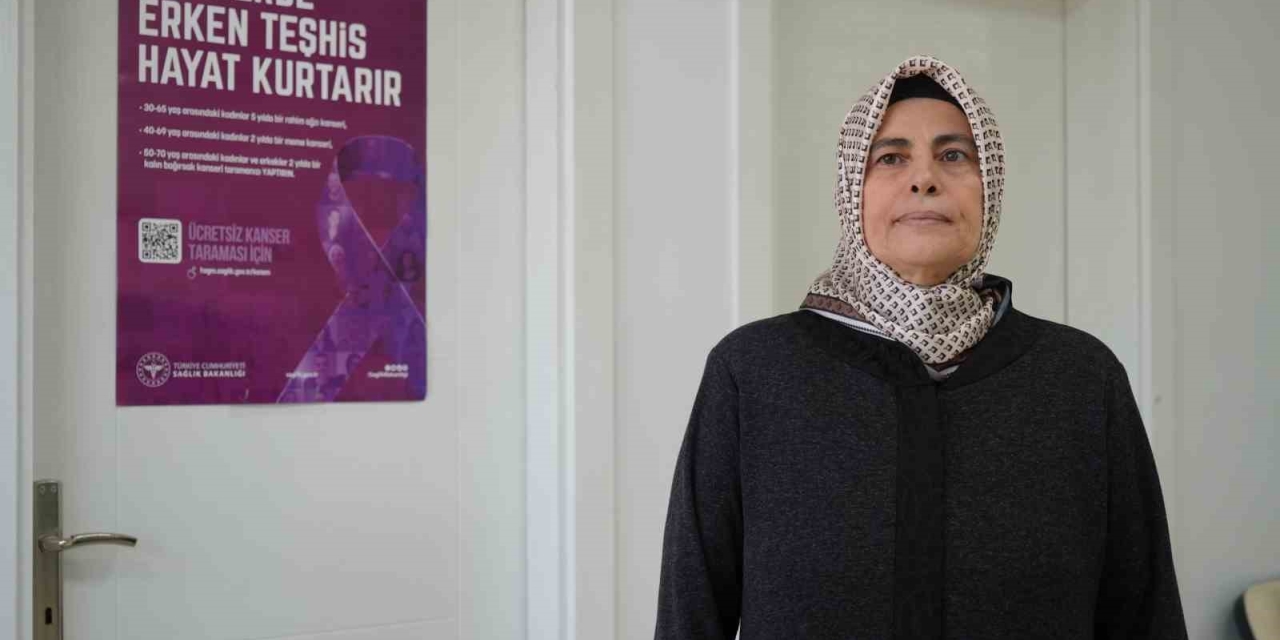 Kanser Taraması Yaptıran Kadın Erken Teşhisle Sağlığına Kavuştu
