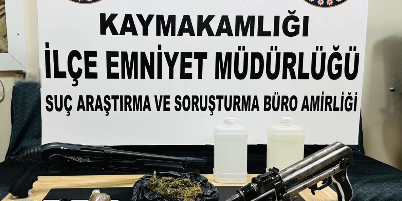 Gaziantep’te Silah Ve Uyuşturucu Operasyonu: 1 Gözaltı