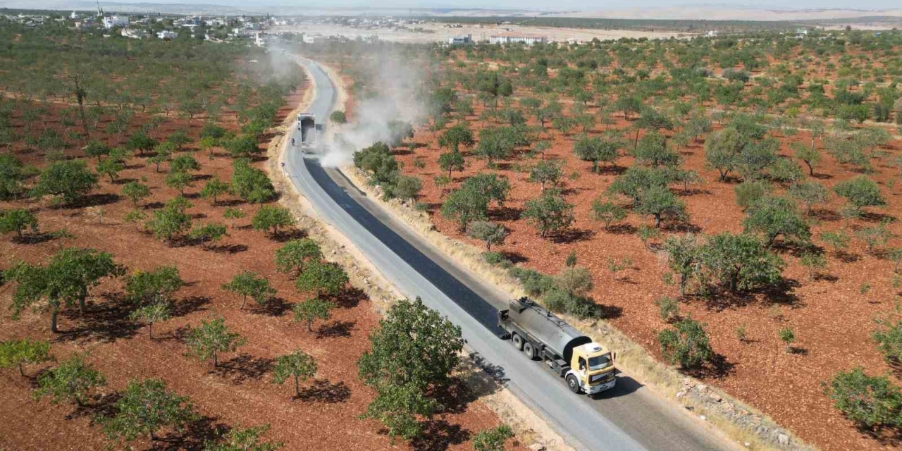 Tarihi Ve Doğasıyla Büyüleyen Halfeti’de Kırsal Yollar Yenileniyor