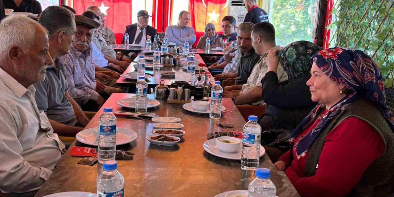 Araban Kaymakamı İşçimen, Arabanlı Gazilerle Yemekte Buluştu