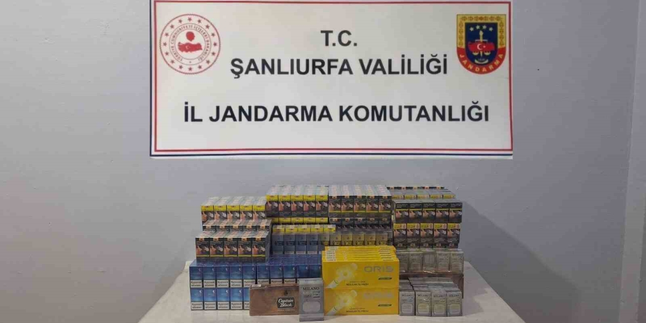 Şanlıurfa’da Gümrük Kaçağı 2 Bin 370 Paket Sigara Ele Geçirildi