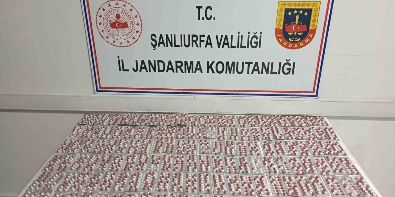 Şanlıurfa’da 2 Bin 128 Uyuşturucu Hap Ele Geçirildi