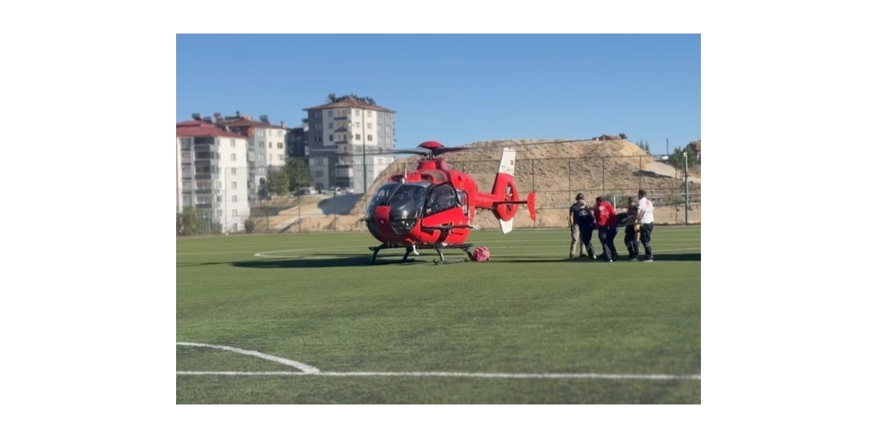 Malatya’da 77 Yaşındaki Hastaya Hava Ambulansıyla Zamanında Müdahale