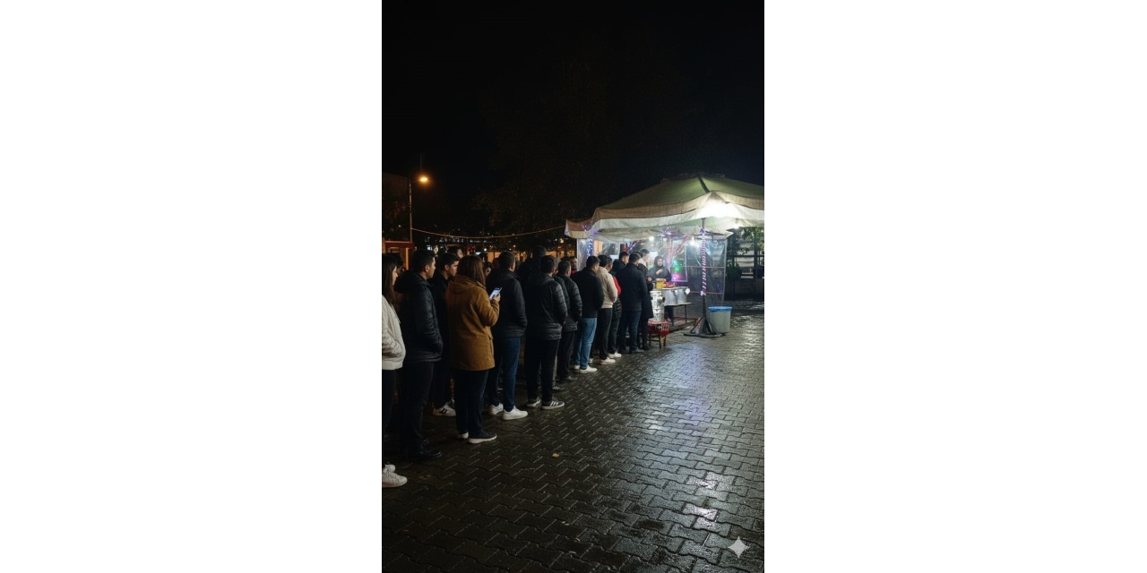 Glikoz Şurubu Kullanmadan Halka Tatlısı Yapıyor, Kuyruk Caddelere Taşıyor
