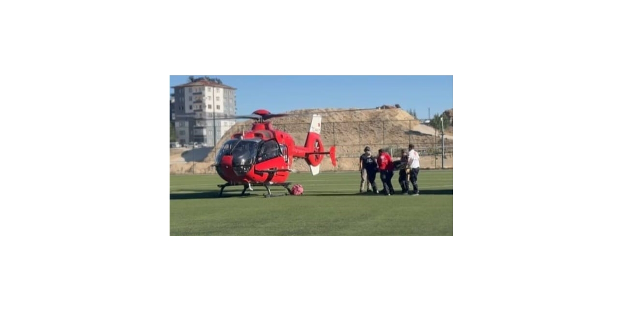 Darende’de 88 Yaşındaki Hasta, Helikopterle Malatya’ya Sevk Edildi