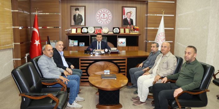 Kahta Gazeteciler ve Yazarlar Cemiyetinden Başli’ya Ziyaret