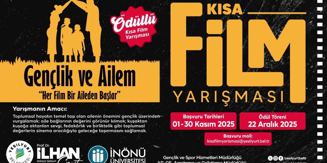 Belediyeden Aile Yılı’na Özel Kısa Film Yarışması
