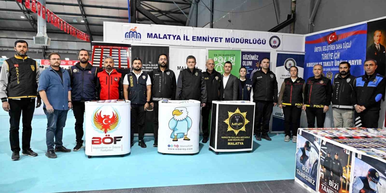 Malatya Kitap Fuarı’nda Emniyet’ten Bilgilendirme Standı