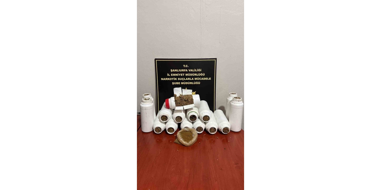 Şanlıurfa’da 7 Kilo 150 Gram Uyuşturucu Ele Geçirildi