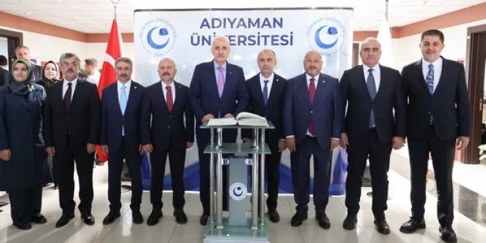 Tbmm Başkanı Numan Kurtulmuş’tan Adıyaman Üniversitesi’ne Ziyaret