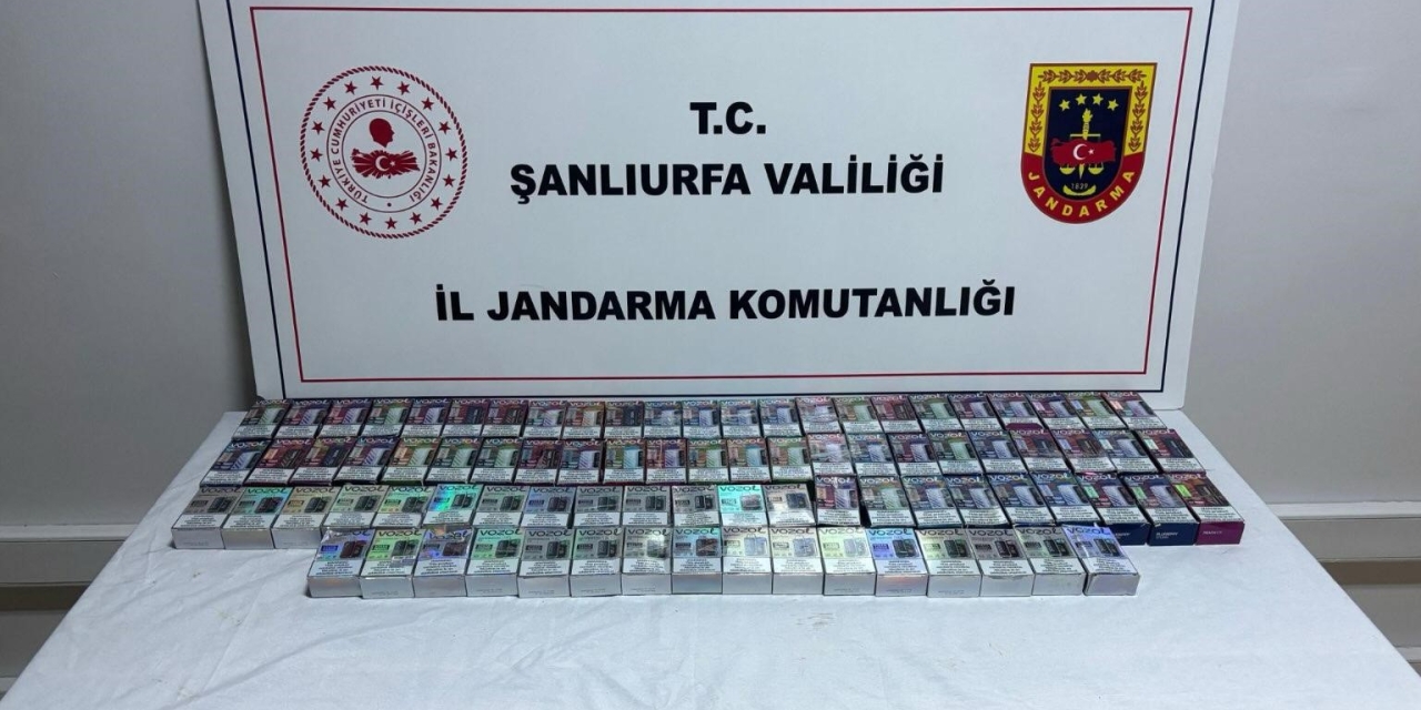 Şanlıurfa’da Durdurulan Araçta 84 Paket Kaçak Sigara Ele Geçirildi