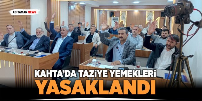 Kahta'da Taziye Yemeği Yasaklandı