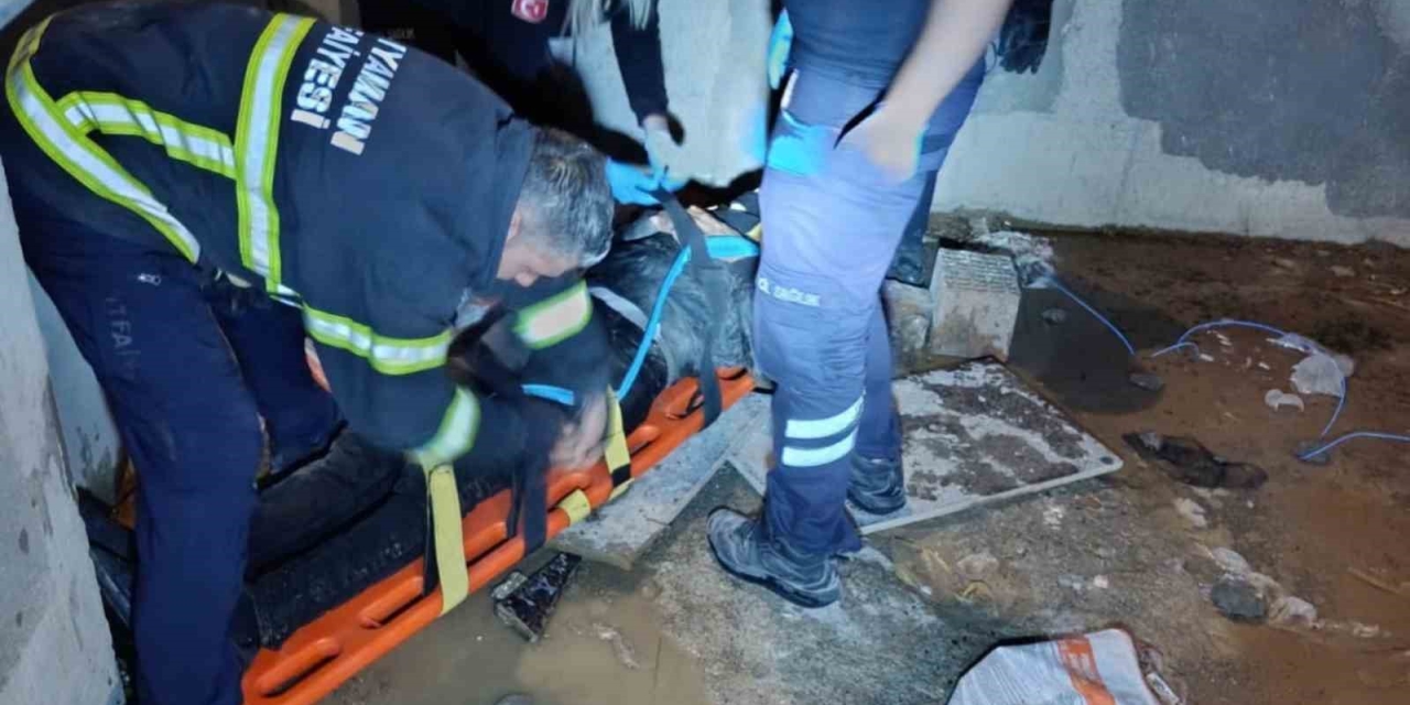 İnşaat Boşluğuna Düşen Kişi Yaralandı