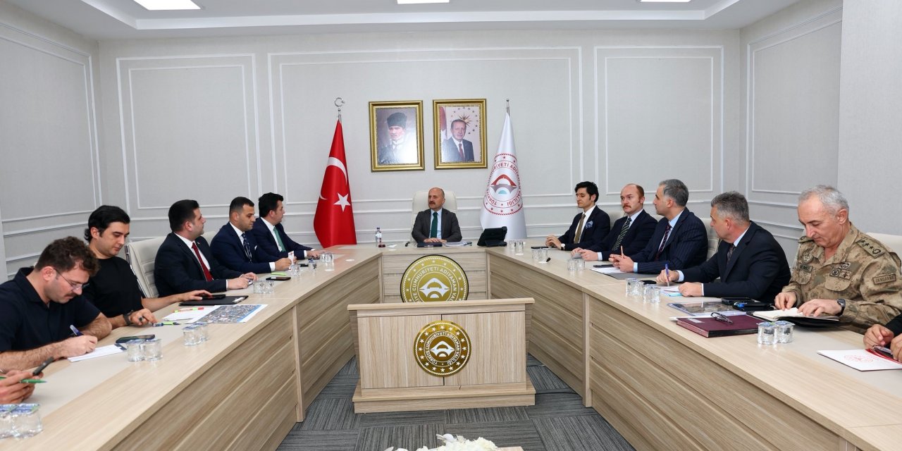 Cumhurbaşkanı Erdoğan’ın Adıyaman Ziyareti Öncesi Güvenlik Toplantısı Yapıldı