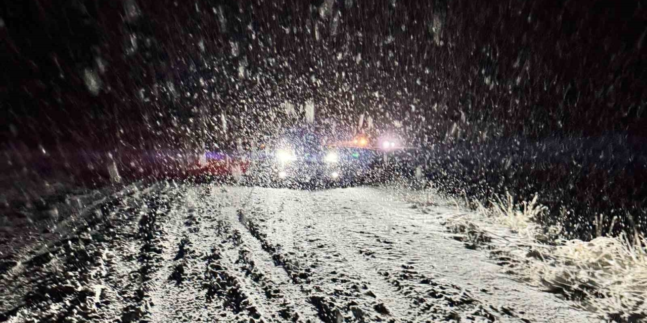 Malatya Kırsalında Kar Yağışı Etkili Oluyor