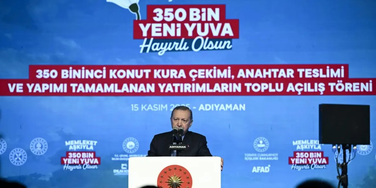 Cumhurbaşkanı Erdoğan: "Yıl Sonunda 453 Bin Bağımsız Bölümü Teslim Etmeyi Hedefliyoruz"