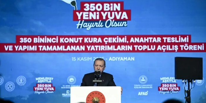 Cumhurbaşkanı Erdoğan: "Yıl Sonunda 453 Bin Bağımsız Bölümü Teslim Etmeyi Hedefliyoruz"