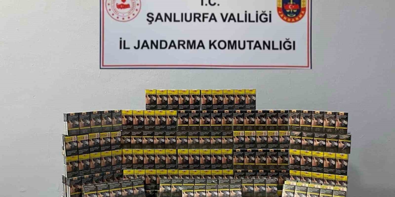 Şanlıurfa’da 5 Bin Paket Kaçak Sigara Ele Geçirildi