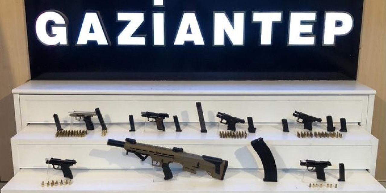 Gaziantep’te 7 Adet Kaçak Silah Ele Geçirildi: 1 Şahıs Tutuklandı