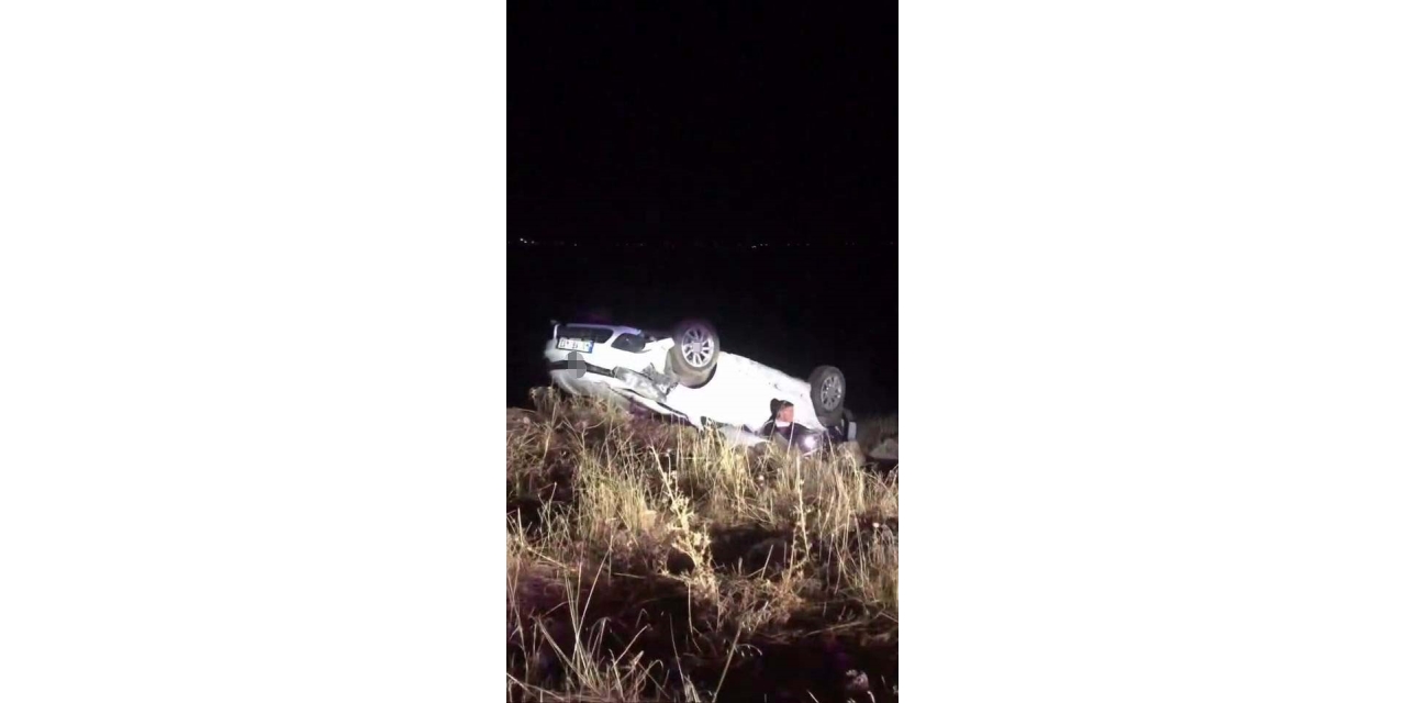 Diyarbakır’da Araç Takla Attı: 1 Yaralı