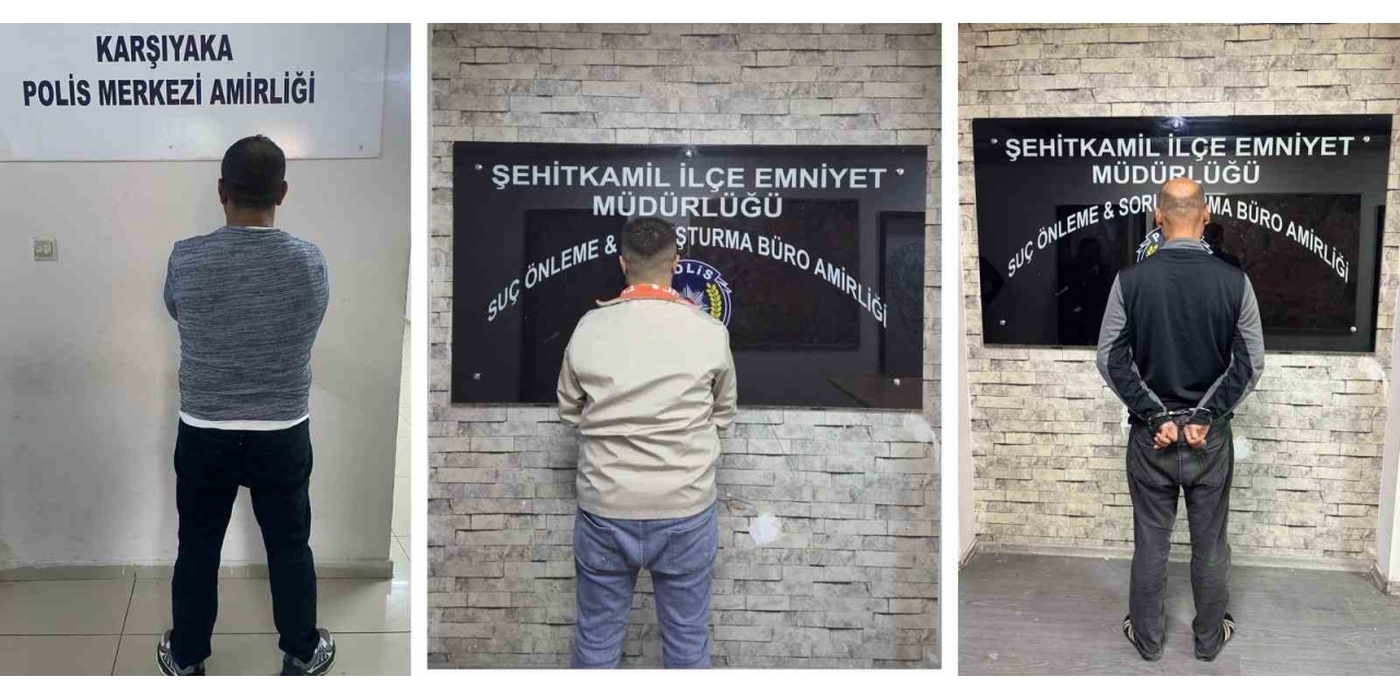 Gaziantep’te Aranan 3 Şahıs Yakalandı