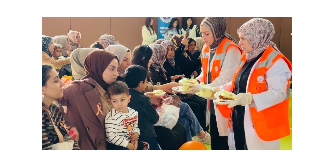 Şanlıurfa’da Çiğköfteli Ve Halaylı ’kadına Şiddete Hayır’ Etkinliği