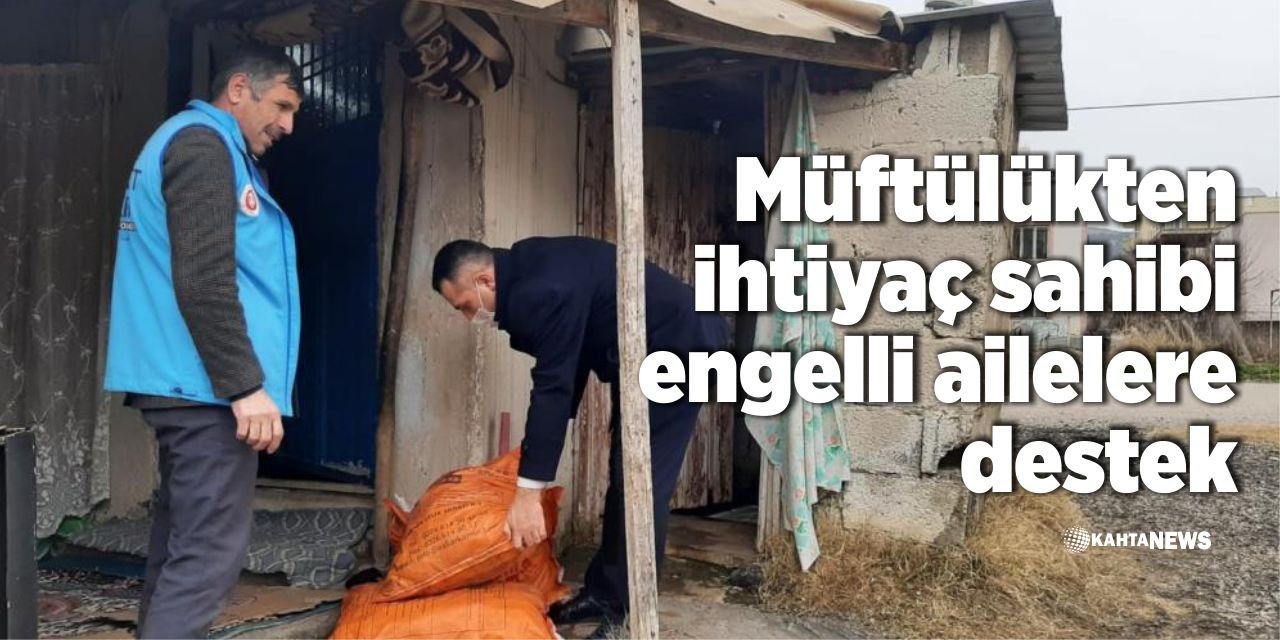 Müftülükten İhtiyaç Sahibi Engelli Ailelere Destek
