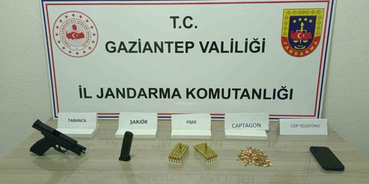 Gaziantep’te 200 Adet Captagon Hap Ele Geçirildi: 1 Şahıs Tutuklandı