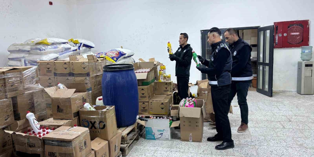 Şanlıurfa’da Sahte Deterjan Depolarına Baskın